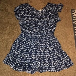 blue romper